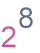 2 powered by 8